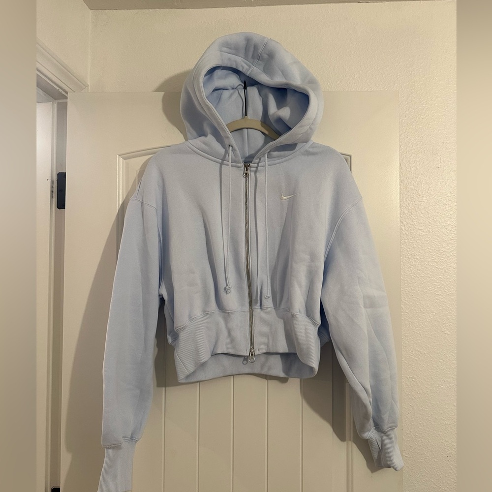 Nike Sportswear Phoenix Fleece Loose Cropped Full-Zip Hoodie